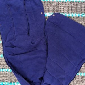 maclaren universal footmuff medieval blue